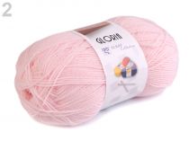 Textillux.sk - produkt Pletacia priadza Gloria 50 g Vlnap - 2 (52070) ružová najsv.