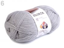 Textillux.sk - produkt Pletacia priadza Gloria 50 g Vlnap - 6 (56177) šedá najsvetlejšia
