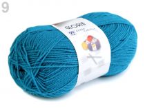 Textillux.sk - produkt Pletacia priadza Gloria 50 g Vlnap - 9 (54777) modrá tyrkys.