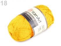 Textillux.sk - produkt Pletacia priadza Macrame 90 g YarnArt - 18 (142) žltá maslová