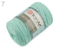 Textillux.sk - produkt Pletacia priadza Macrame Cotton 250 g YarnArt - 7 (755) zelená sv.