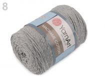 Textillux.sk - produkt Pletacia priadza Macrame Cotton 250 g YarnArt - 8 (756) šedá najsvetlejšia