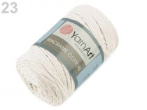 Textillux.sk - produkt Pletacia priadza Macrame Cotton 250 g YarnArt - 23 (752) krémová najsvetl