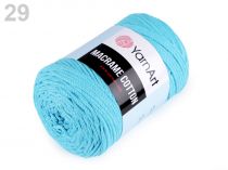 Textillux.sk - produkt Pletacia priadza Macrame Cotton 250 g YarnArt - 29 (763) modrá azurová