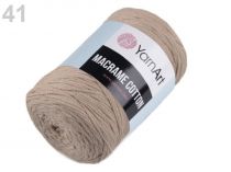 Textillux.sk - produkt Pletacia priadza Macrame Cotton 250 g YarnArt - 41 (768) hnedá prírodná