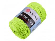 Textillux.sk - produkt Pletacia priadza Macrame Cotton 250 g YarnArt - 49 (801) Green Yelow