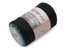 Textillux.sk - produkt Pletacia priadza Macrame Cotton Spectrum 250 g - 9 (1310) čierna modrá svetlá