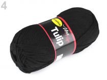 Textillux.sk - produkt Pletacia priadza Tulip 100 g - 4 (4001) čierna
