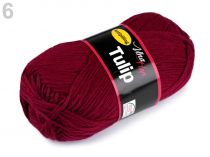 Textillux.sk - produkt Pletacia priadza Tulip 100 g - 6 (4010) červená tm.