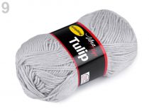 Textillux.sk - produkt Pletacia priadza Tulip 100 g - 9 (4230) šedá najsvetlejšia