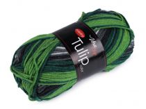 Textillux.sk - produkt Pletacia priadza Tulip color 100 g - 10 (5212) zelená malachitová