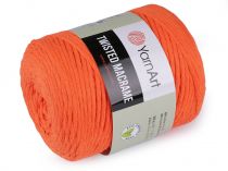 Textillux.sk - produkt Pletacia priadza Twisted Macrame 500 g - 23 (800) oranžová  