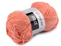 Textillux.sk - produkt Pletacia ženilková priadza 100 g Dolce - 35 (789) ružová tm.