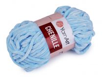 Textillux.sk - produkt Pletacia ženilková priadza Chenile 100 g - 6 (549) modrá nezábudková