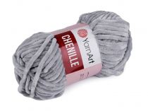 Textillux.sk - produkt Pletacia ženilková priadza Chenile 100 g - 7 (582) šedá svetlá