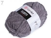Textillux.sk - produkt Pletacia žinylková priadza Fluffy 150 g - 7 (722) šedá
