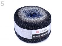 Textillux.sk - produkt Pletacie priadza Flowers Moonlight 260 g - 5 (3275) modrá zafírová šedá