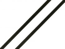 Textillux.sk - produkt Plochá guma šírka 4 mm - 2 čierna