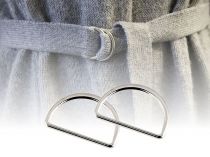 Textillux.sk - produkt Polo krúžok na textilné opasky šírka 25 mm plochý