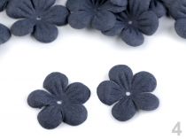 Textillux.sk - produkt Polotovar k výrobe kvetu Ø27 mm - 4 modrá tmavá