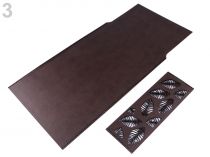 Textillux.sk - produkt Polotovar na výrobu kabelky / lístočka - listy - 3 hnedá