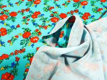 Textillux.sk - produkt Polyesterová látka folk kvet malý 145 cm