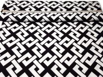 Textillux.sk - produkt Polyesterová šatovka biely labyrint 150 cm