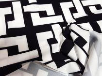 Textillux.sk - produkt Polyesterová šatovka biely labyrint 150 cm