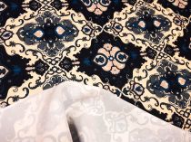 Textillux.sk - produkt Polyesterová šatovka kráľovský ornament 145 cm