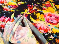 Textillux.sk - produkt Polyesterová šatovka neonový kvet 145 cm