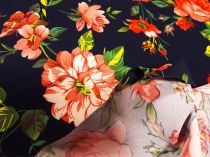 Textillux.sk - produkt Polyesterová šatovka veľké červené kvety 150 cm