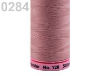Textillux.sk - produkt Polyesterové nite návin 500 m Aspo Amann - 0284 staroružová tm.