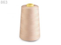 Textillux.sk - produkt Polyesterové nite návin 5000 yards PES 40/2 - 863 Banana Crepe