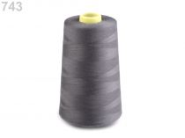 Textillux.sk - produkt Polyesterové nite návin 5000 yards PES 40/2 - 743 Dark Gull Gray