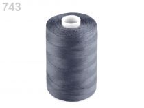 Textillux.sk - produkt Polyesterové nite NTF 40/2 1000 m - 743 šedá