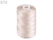 Textillux.sk - produkt Polyesterové nite NTF 40/2 1000 m - 670 béžová svetlá