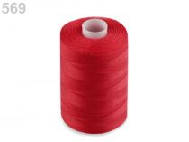 Textillux.sk - produkt Polyesterové nite NTF 40/2 1000 m - 569 červená svetlá