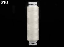 Textillux.sk - produkt Polyesterové nite Unipoly návin 100 m - 010 White Alyssum