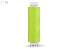 Textillux.sk - produkt Polyesterové nite Unipoly návin 100 m - 115 žltozelená ref. neon