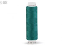 Textillux.sk - produkt Polyesterové nite Unipoly návin 100 m - 668 zelená lesná