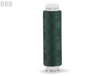 Textillux.sk - produkt Polyesterové nite Unipoly návin 100 m - 669 zelenočiern tm
