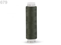 Textillux.sk - produkt Polyesterové nite Unipoly návin 100 m - 679 olivová tm.