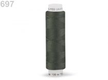 Textillux.sk - produkt Polyesterové nite Unipoly návin 100 m - 697 olivová tm.
