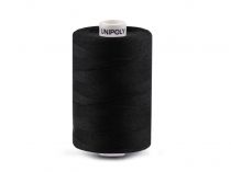 Textillux.sk - produkt Polyesterové nite Unipoly návin 1000 m - 999 čierna