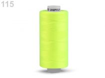 Textillux.sk - produkt Polyesterové nite Unipoly návin 500 m - 115 žltozelená ref. neon