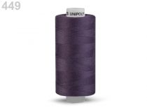 Textillux.sk - produkt Polyesterové nite Unipoly návin 500 m - 449 fialová temná tmavá