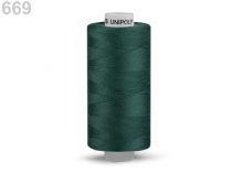 Textillux.sk - produkt Polyesterové nite Unipoly návin 500 m - 669 zelenočiern tm