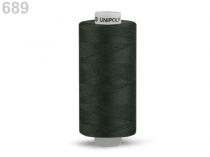 Textillux.sk - produkt Polyesterové nite Unipoly návin 500 m - 689 zelenočierna