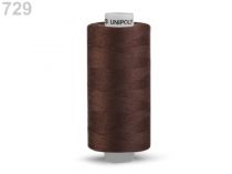 Textillux.sk - produkt Polyesterové nite Unipoly návin 500 m - 729 hnedá tmavá