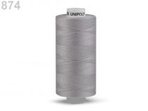 Textillux.sk - produkt Polyesterové nite Unipoly návin 500 m - 874 šedá